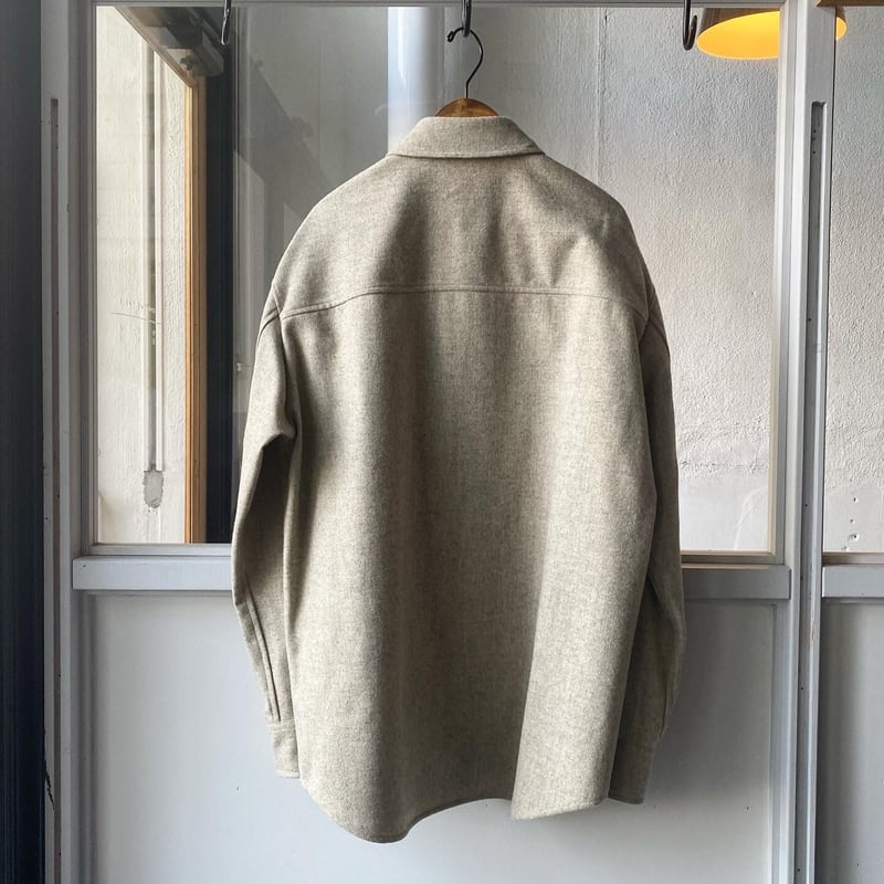 AURALEE SUPER MILLED SHETLAND WOOL SHIRTS AURALEE SUPER MILLED SHETLAND WOOL SHIRTS