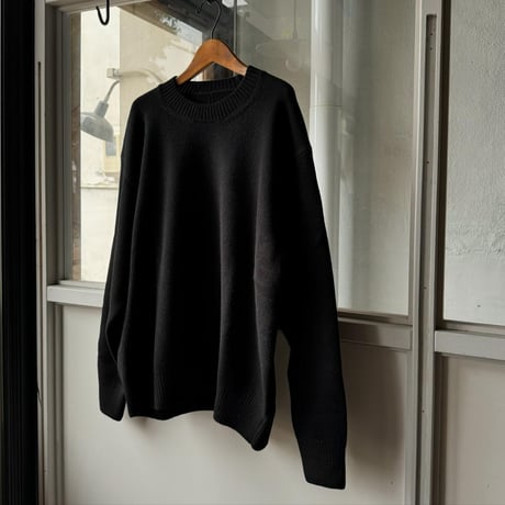 ssstein　  EXTRA FINE WOOL WARM KNIT CREW NECK LS