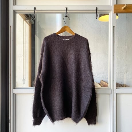 AURALEE  　BRUSHED SUPER KID MOHAIR KNIT P/O
