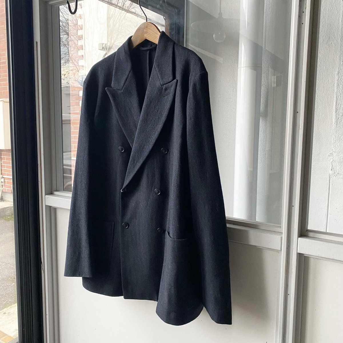 COMOLI リファインウールダブルジャケット サイズ1 COMOLI (コモリ) リファインウール ダブルジャケット