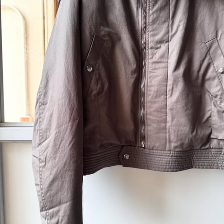AURALEE　WASHED FINX COTTON GABARDINE FLIGHT BLOUSON