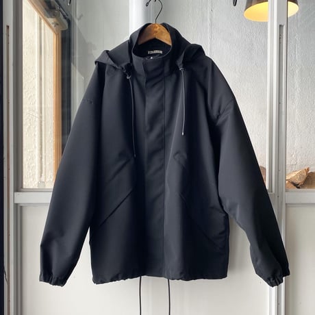 AURALEE  WOOL MAX CANVAS HOODED BLOUSON