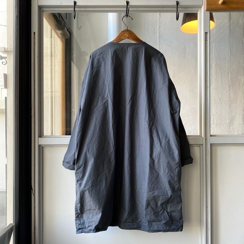 [新品タグ付き] MUYA Livery coatロング・グレーストライプ MUYA Livery coat tailored collar | 1F Store