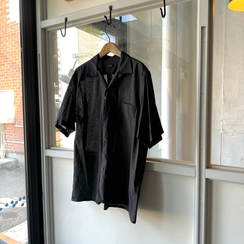 25ss COMOLI KHADIコットン半袖オープンカラーシャツ サイズ4 COMOLI / コモリ | KHADIコットン 半袖オープンカラーシャツ