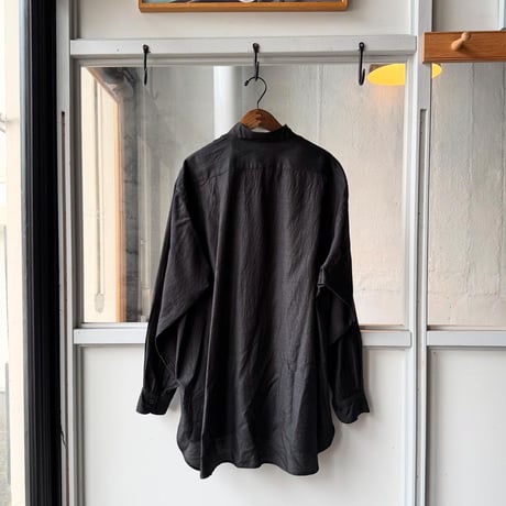 COMOLI　ウールシルク プルオーバーシャツ