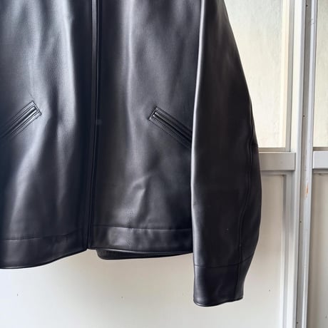 COMOLI　カーフスキン ジップショートジャケット