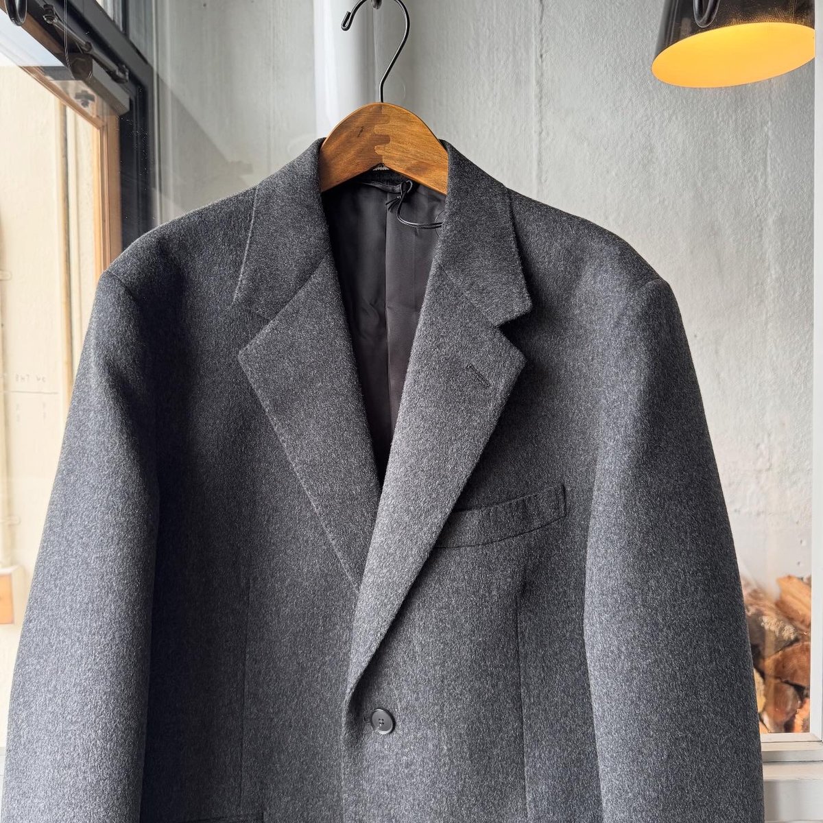 AURALEE CASHMERE MOLESKIN JACKET | Less Higash