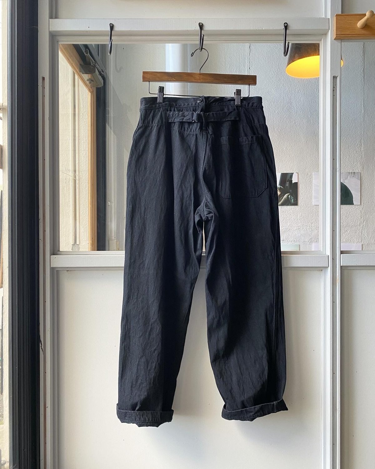 COMOLI 20AW デニムオーバーパンツ NAVY 2