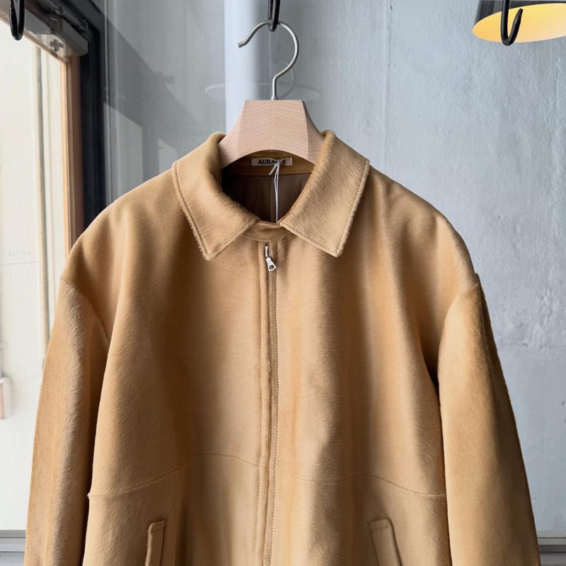 AURALEE ブルゾン AURALEE CALF HAIR ZIP BLOUSON | Less Higashikawa
