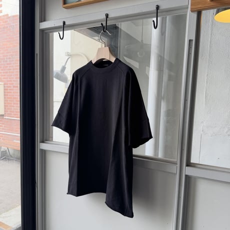 COMOLI　LWコットン裏毛 半袖クルー