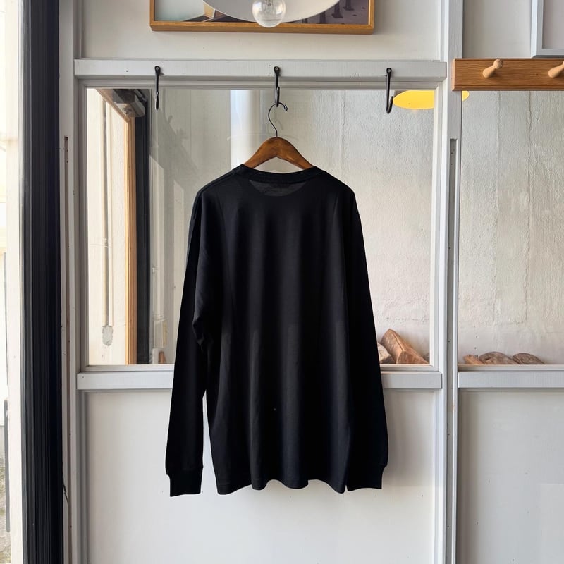 AURALEE WOOL SOFT JERSEY L/S TEE | Less Higash