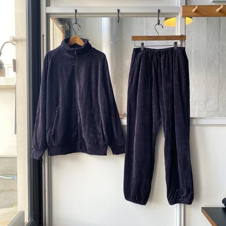 COMOLI 　ベロアジャージ トラックパンツ