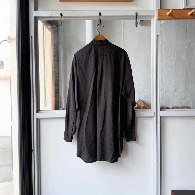 新品 サイズ1 COMOLI 25SS シルク製品染 シャツ COMOLI (コモリ) シルク製品染 シャツ