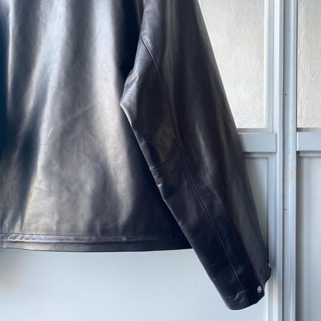 stein　   LEATHER HOODED SHORT JACKET  - ST.769