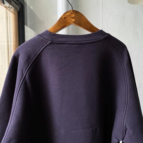 COMOLI  コットン吊裏毛 クルーネック  FADE NAVY