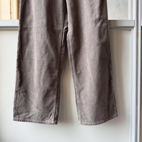 AURALEE　PIGMENT DYED FINX CORDUROY WIDE 5P PANTS