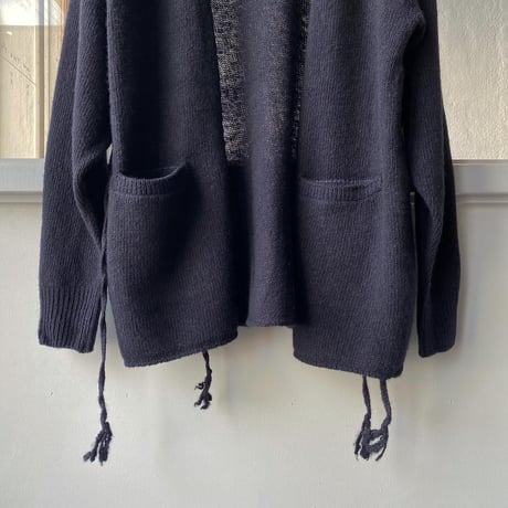 COMOLI　カシミヤ製品染 カーディガン