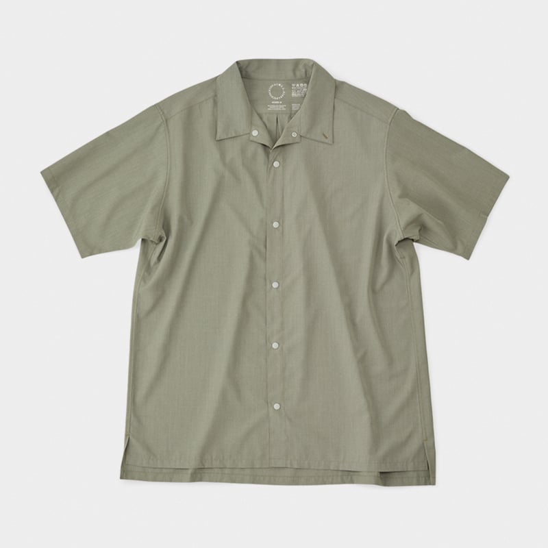 山と道 Bamboo Short Sleeve Shirt - Men ※在庫あり | Le