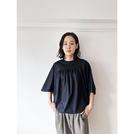 fruits of life　ギャザープルオーバー/ 留紺色(ネイビー)