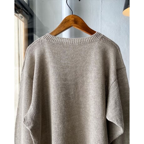 COMOLI   ヘンプ  ガンジーニット