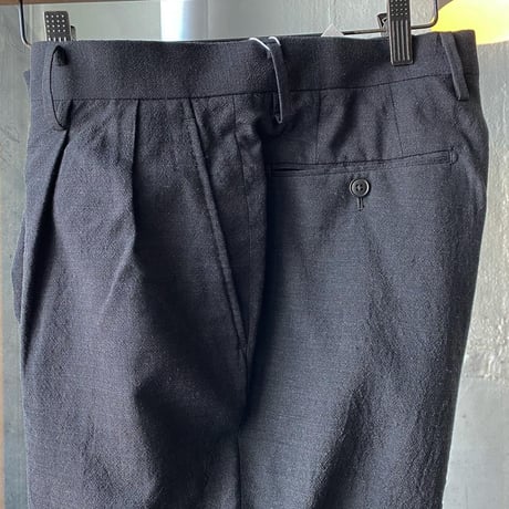 COMOLI　ウール 2タックパンツ