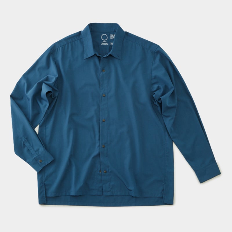 山と道 Bamboo Shirt L Olive Ash UL yamatomi