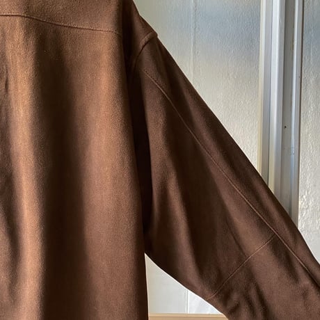 COMOLI   スエードコモリシャツ