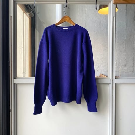 COMOLI  ラムズウール ガンジーネックニット