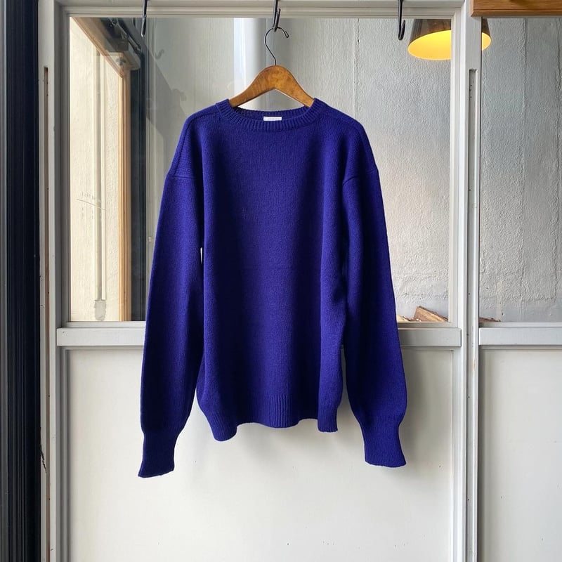 COMOLI ラムズウール ガンジーネックニット | Less Higashikawa COMOLI ラムズウール ガンジーネックニット | Less Higashikawa