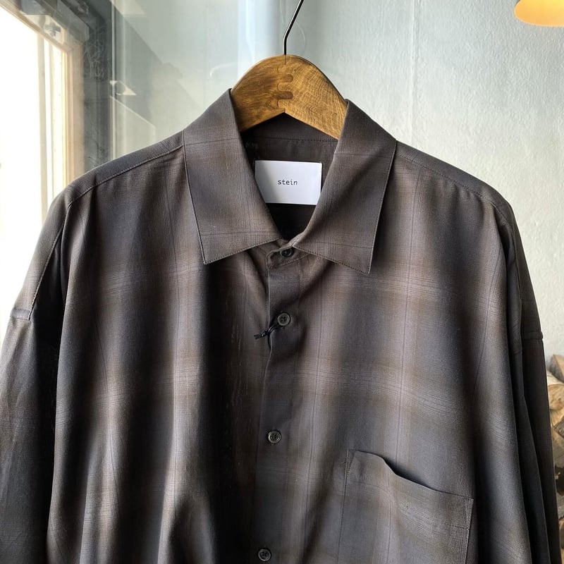 stein OVERSIZED DOWN PAT SHIRT - ST.544-2 | stein OVERSIZED DOWN PAT SHIRT - ST.544-2 |