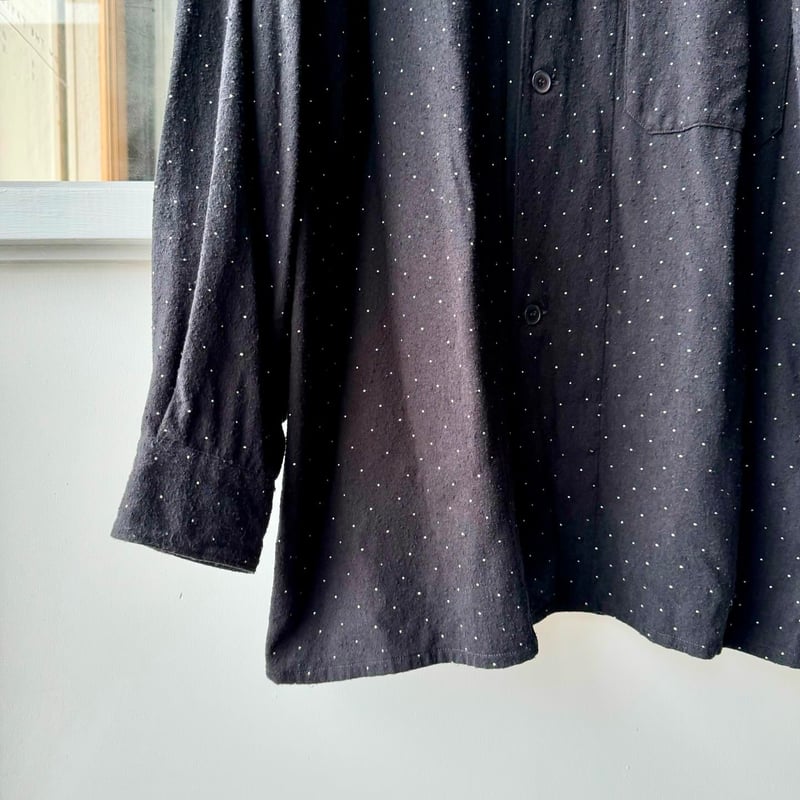 COMOLI シルクノイル ドット シャツジャケット | Less Higashikawa COMOLI シルクノイル ドット シャツジャケット | Less Higashikawa