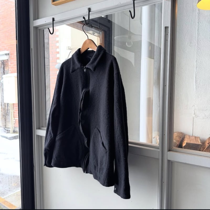 COMOLI 縮絨ウール ジップショートジャケット | Less Higashikawa