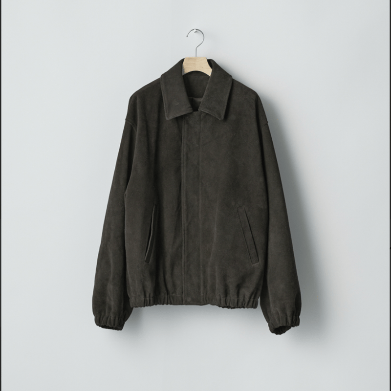 ssstein COW SUEDE ZIP SHORT JACKET | Less Hi