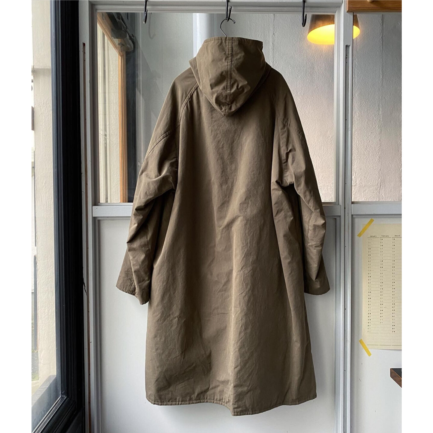コモリ　comoli フーデッドコート　19AW Olive サイズ1 original