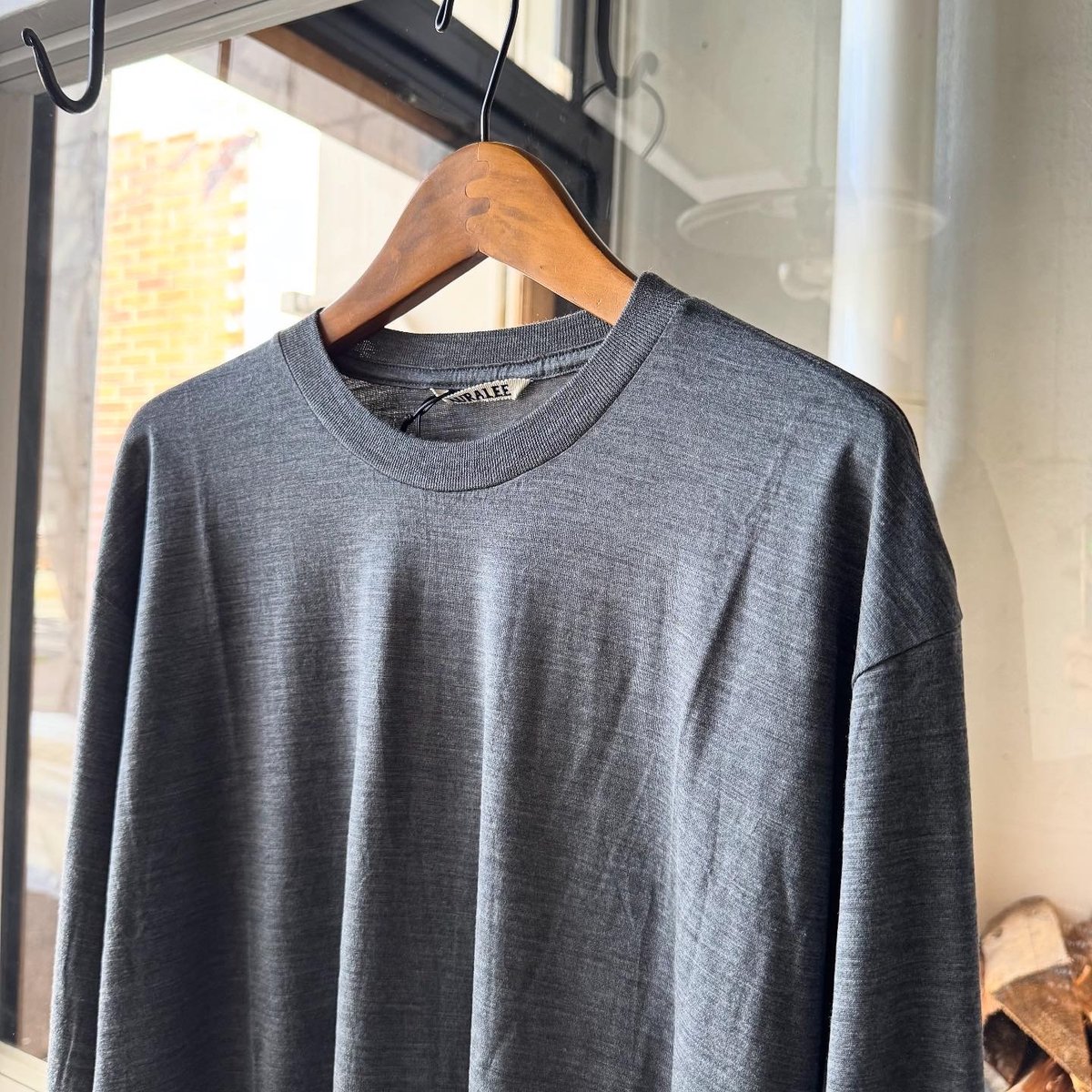 AURALEE LIGHTWOOL JERSEY L/S サイズ4 オーラリー AURALEE WASHABLE