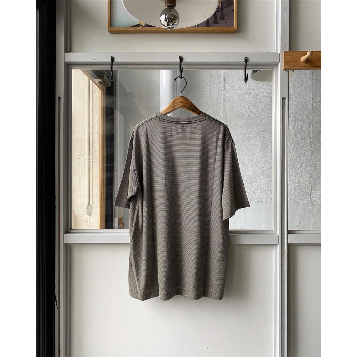 23SS COMOLI サマーウール天竺 Tシャツ size3 COMOLI | サマーウール天竺Tシャツ（navy）- BARD