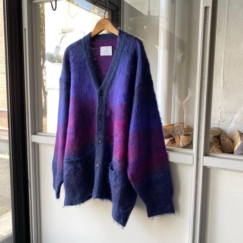 stein GRADATION MOHAIR CARDIGAN - ST.448 stein GRADATION MOHAIR CARDIGAN - ST.448