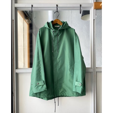 AURALEE   SILK POLYESTER GROSGRAIN HOODED BLOUSON  (mens)