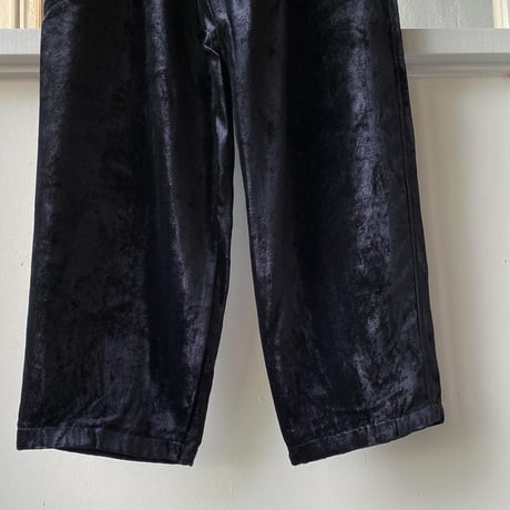 COMOLI   シルク別珍 ドローストリングパンツ/(U03-03006)