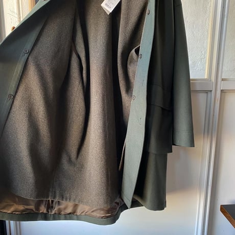 AURALEE 　LIGHT MELTON HOODED LINER COAT