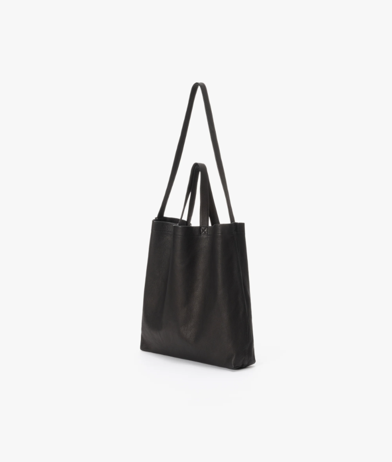 【Aeta】DA53 DOUBLE FACED SHOULDER TOTE：M Aeta(アエタ)Double Faced Shoulder Tote M(DA53)/Black
