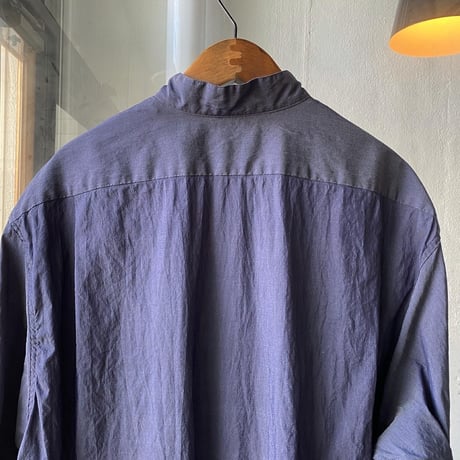 COMOLI   コットンシルク プルオーバーシャツ