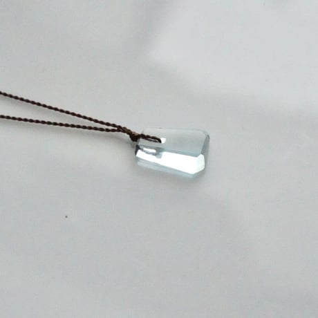 Margaret Solow　Geometric  Necklace    Aquamarine