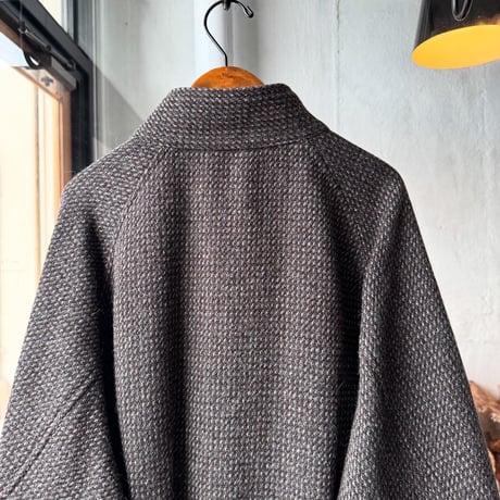 AURALEE　ALPACA WOOL SILK TWEED ZIP BLOUSON