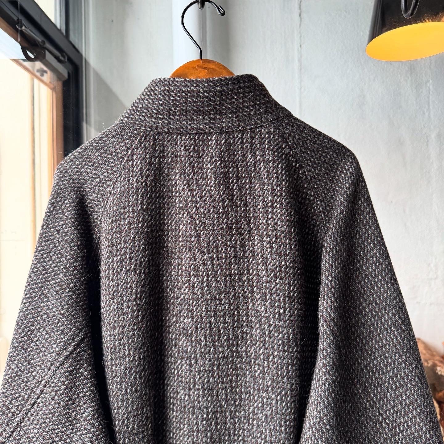 オーラリー　ALPACA WOOL SILK TWEED ZIP BLOUSON original
