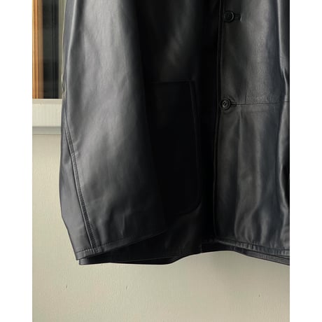 COMOLI  シープスキン  スタンドカラージャケット