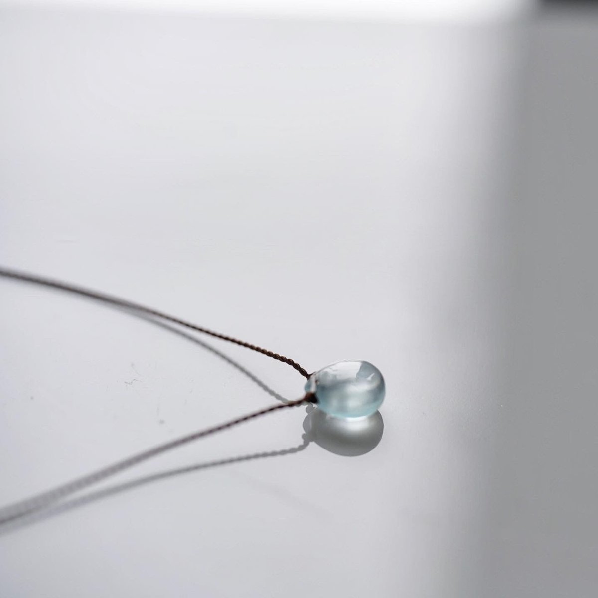 Margaret Solow Small Smooth Stone Necklace A