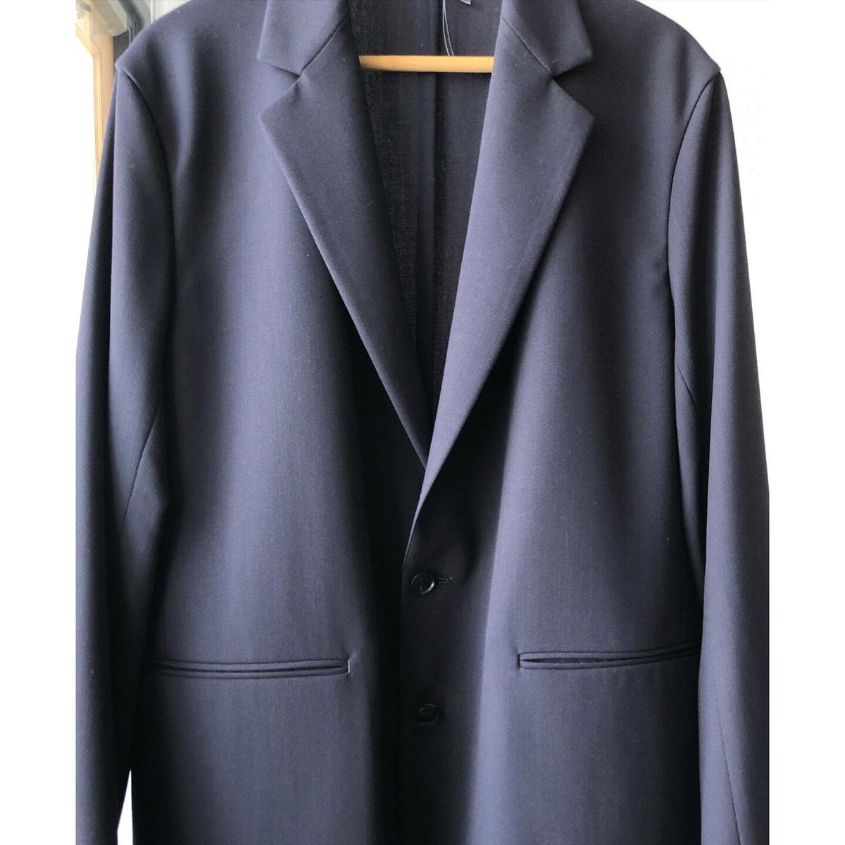 AURALEE HARD TWIST WOOL DOBBY JACKET | Less H AURALEE HARD TWIST WOOL DOBBY JACKET | Less H
