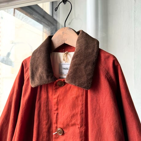 YAECA　[WOMEN] CANVAS DESIGN　Oiled Raglan Coat