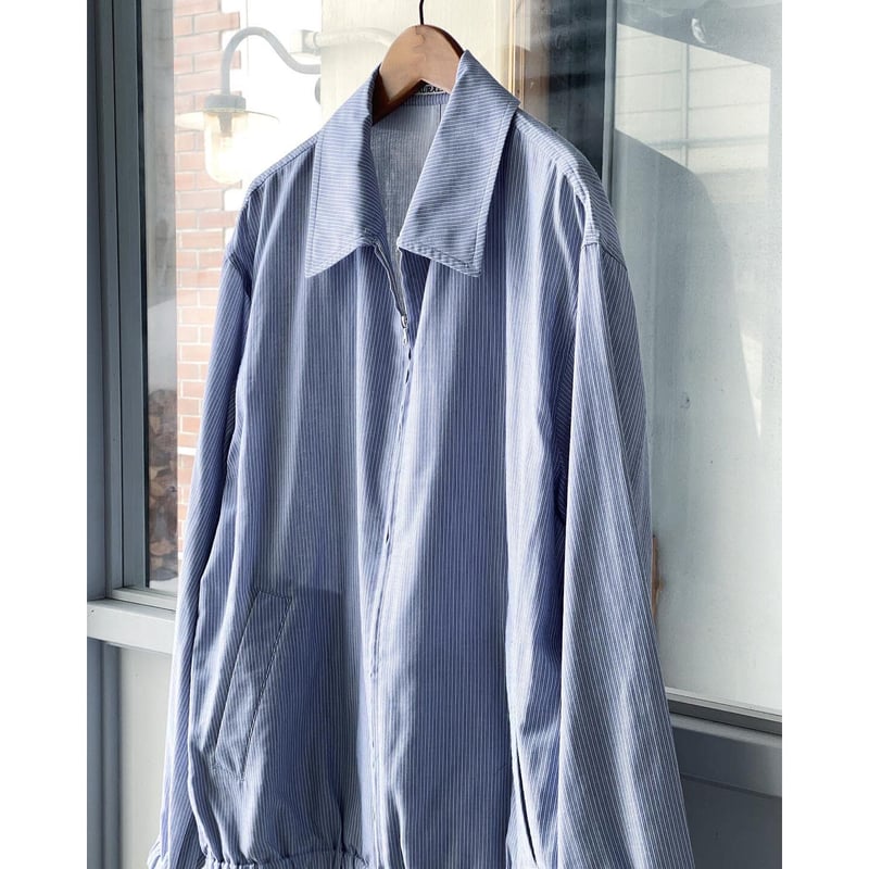 AURALEE GIZA LIGHT WEIGHT DOUBLE-CLOTH ZIP BL AURALEE GIZA LIGHT WEIGHT DOUBLE-CLOTH ZIP BL